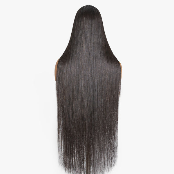 Royal Luxury Super Long Silky Straight 5x5 Closure Lace Wig 100% Human Hair