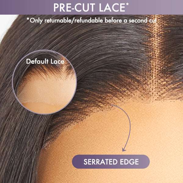 Limited Design | Brown Blonde Ombre Body Wave 5x5 Closure Lace Glueless Side Part Wig 100% Human Hair