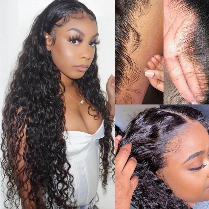 Melting! Curly Swiss HD Undetectable Lace 13x4 Lace Frontal Wig