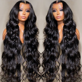 Body Wave Frontal Undetectable Long Wig 100% Human Hair 180% density