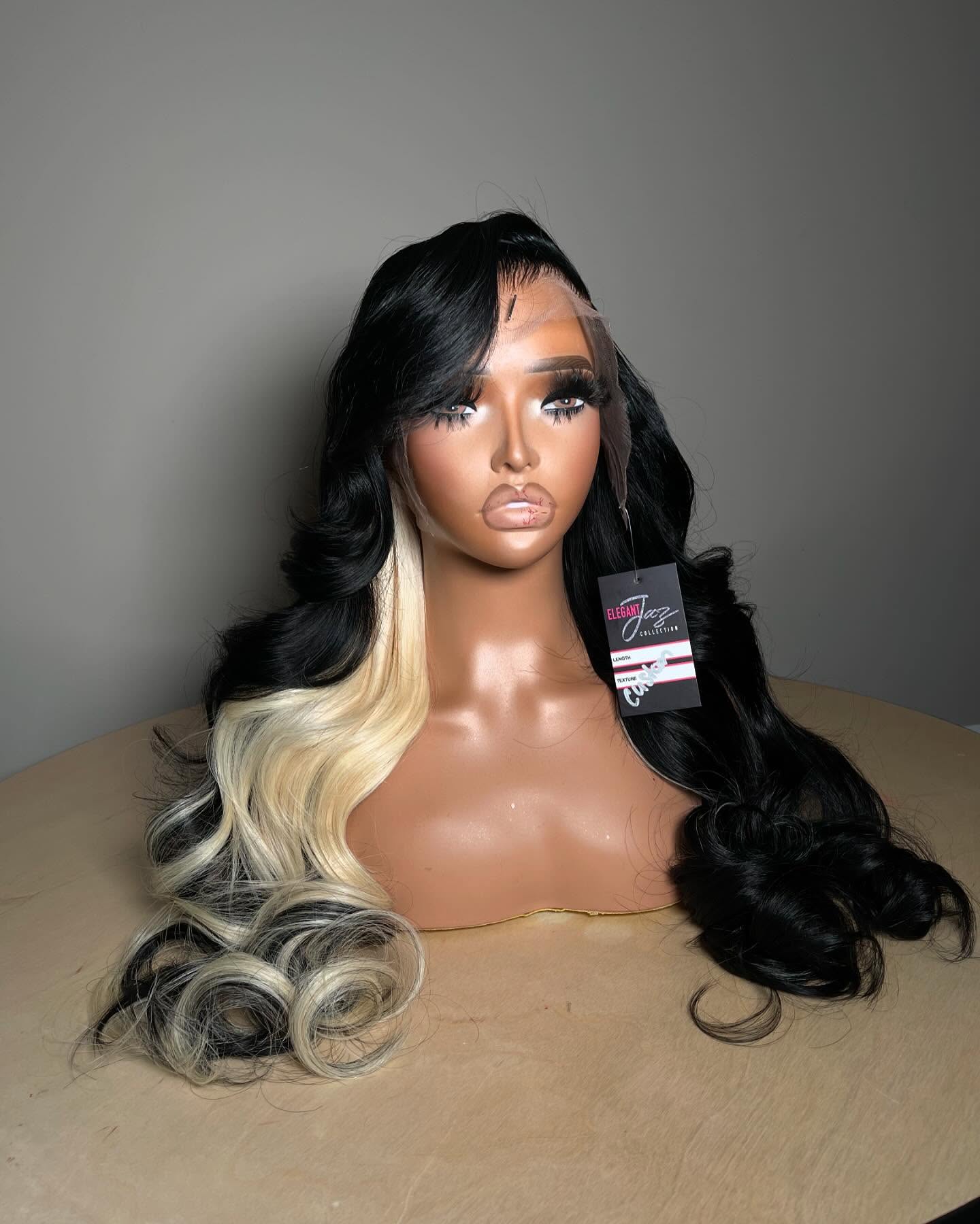 Honey Brown Highlight Body Wave 13x4 Front Lace Frontal Wig