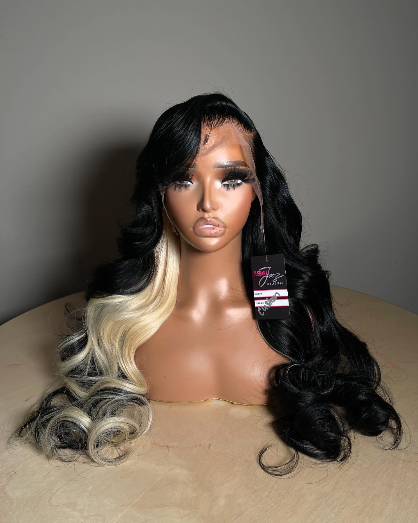 Honey Brown Highlight Body Wave 13x4 Front Lace Frontal Wig