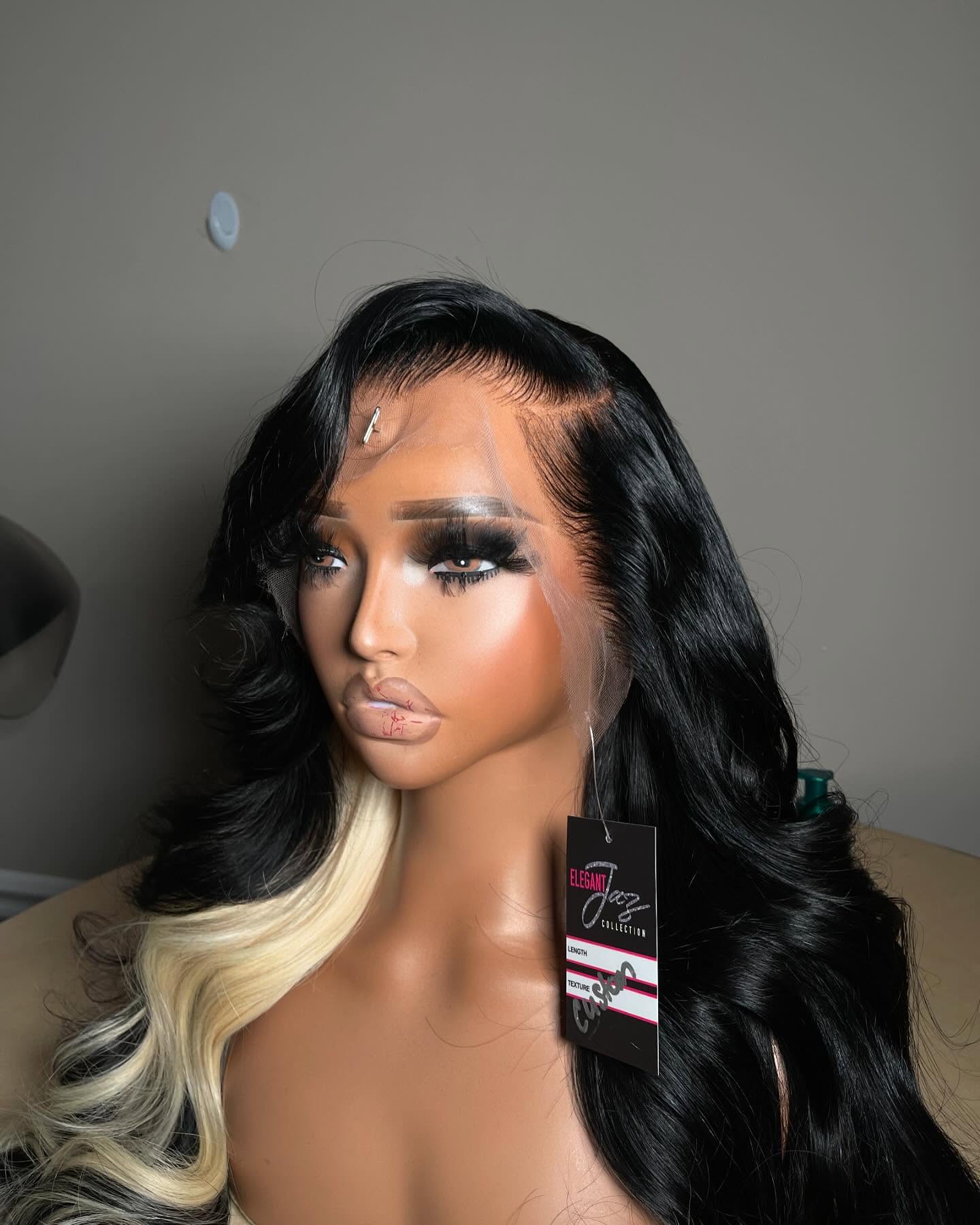 Honey Brown Highlight Body Wave 13x4 Front Lace Frontal Wig