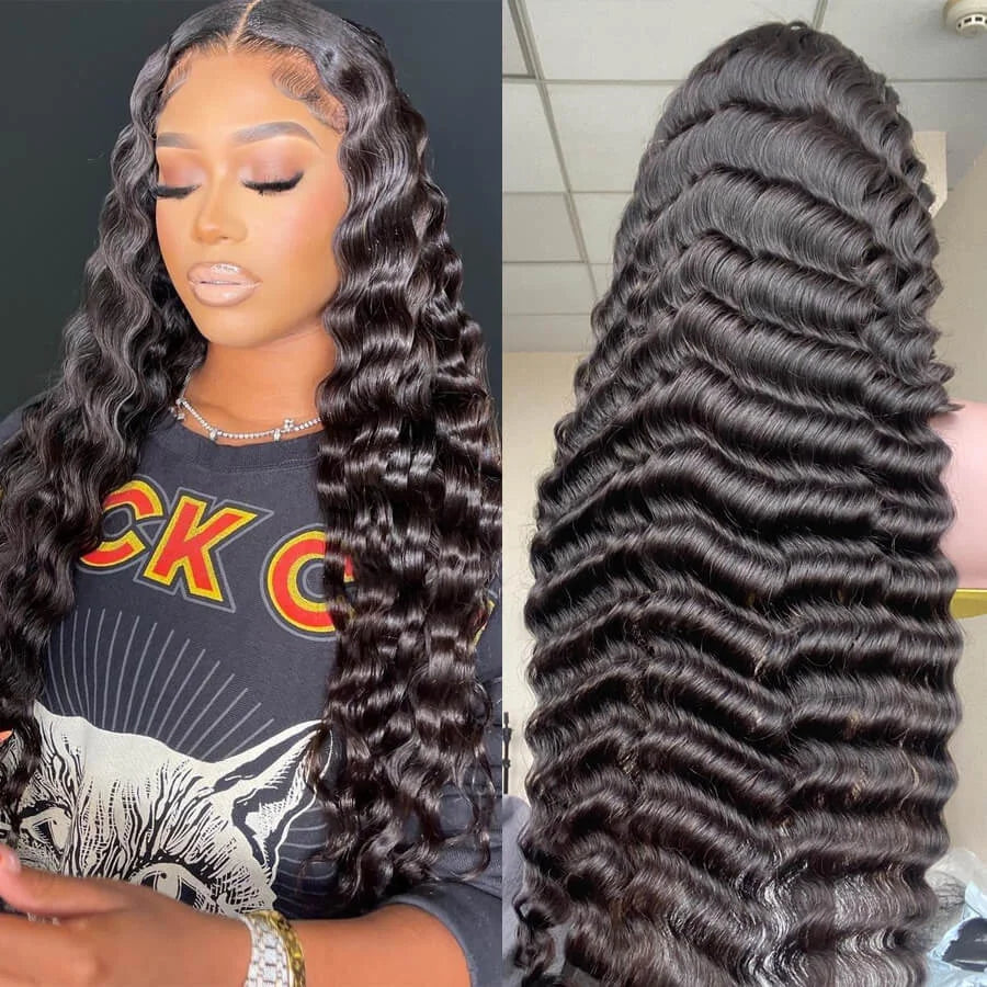 13x4 Lace Front Wigs Human Hair Loose Deep Wave Lace Frontal Wigs