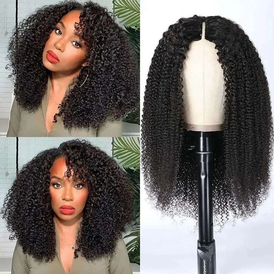 Afro Curly Wig U Part Wig/ V Part Wig