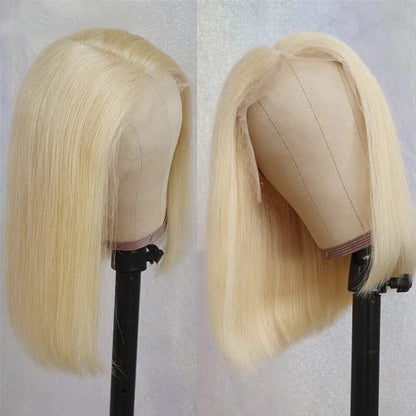 613 Blonde Bob Wig Human Hair Short Bob Wigs For Black Women