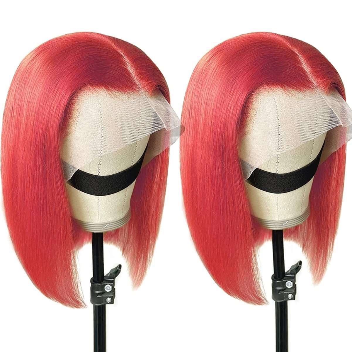 13x4 Lace Frontal Wigs for Women Orange-Red Bob Wig – LIBEAUTY HAIR