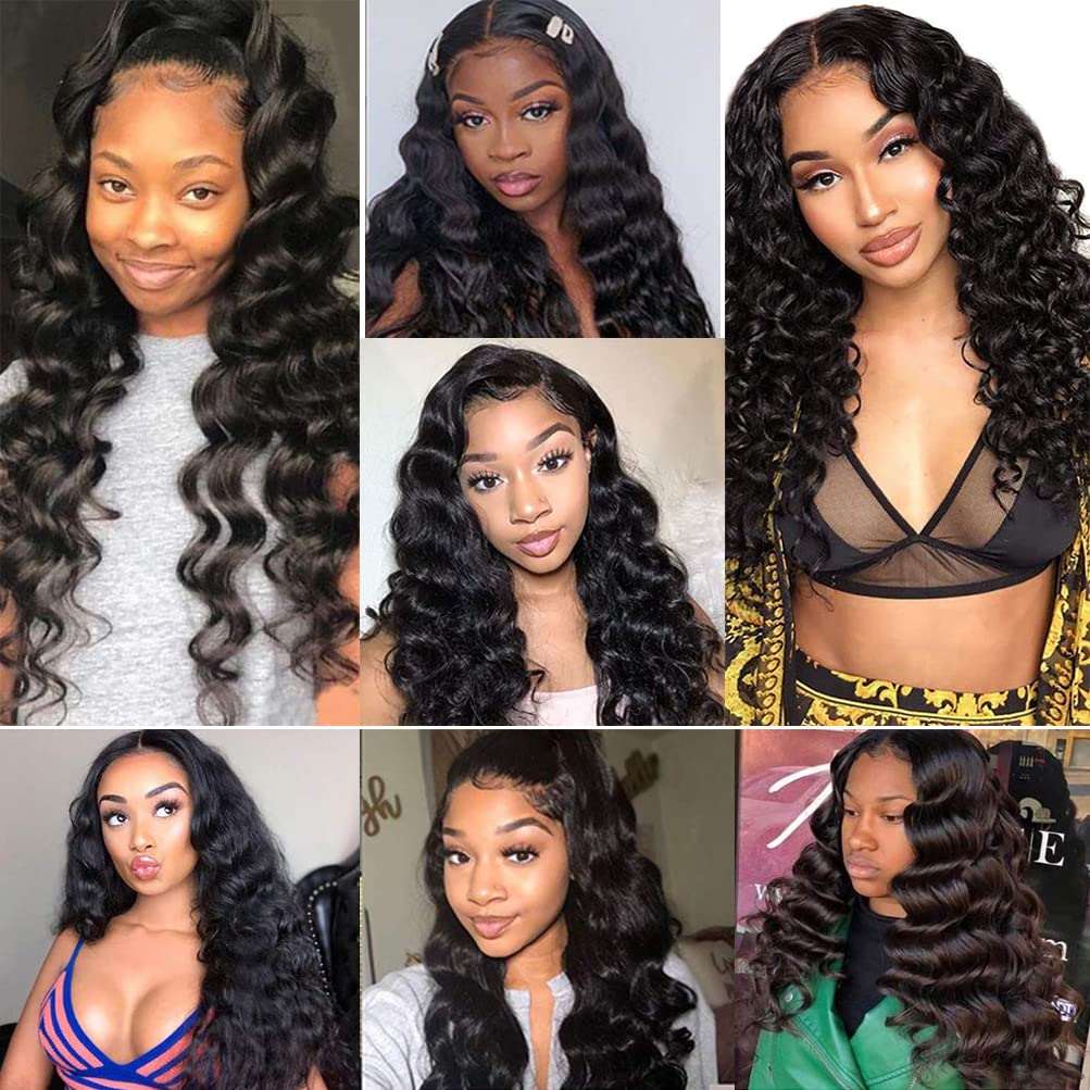 13x4 Lace Front Wigs Human Hair Loose Deep Wave Lace Frontal Wigs - LIBEAUTY HAIR