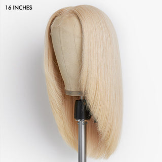 Limited Design | Blonde 613 Layered Cut Glueless 13X4 Lace Wig 100% Virgin Human Hair