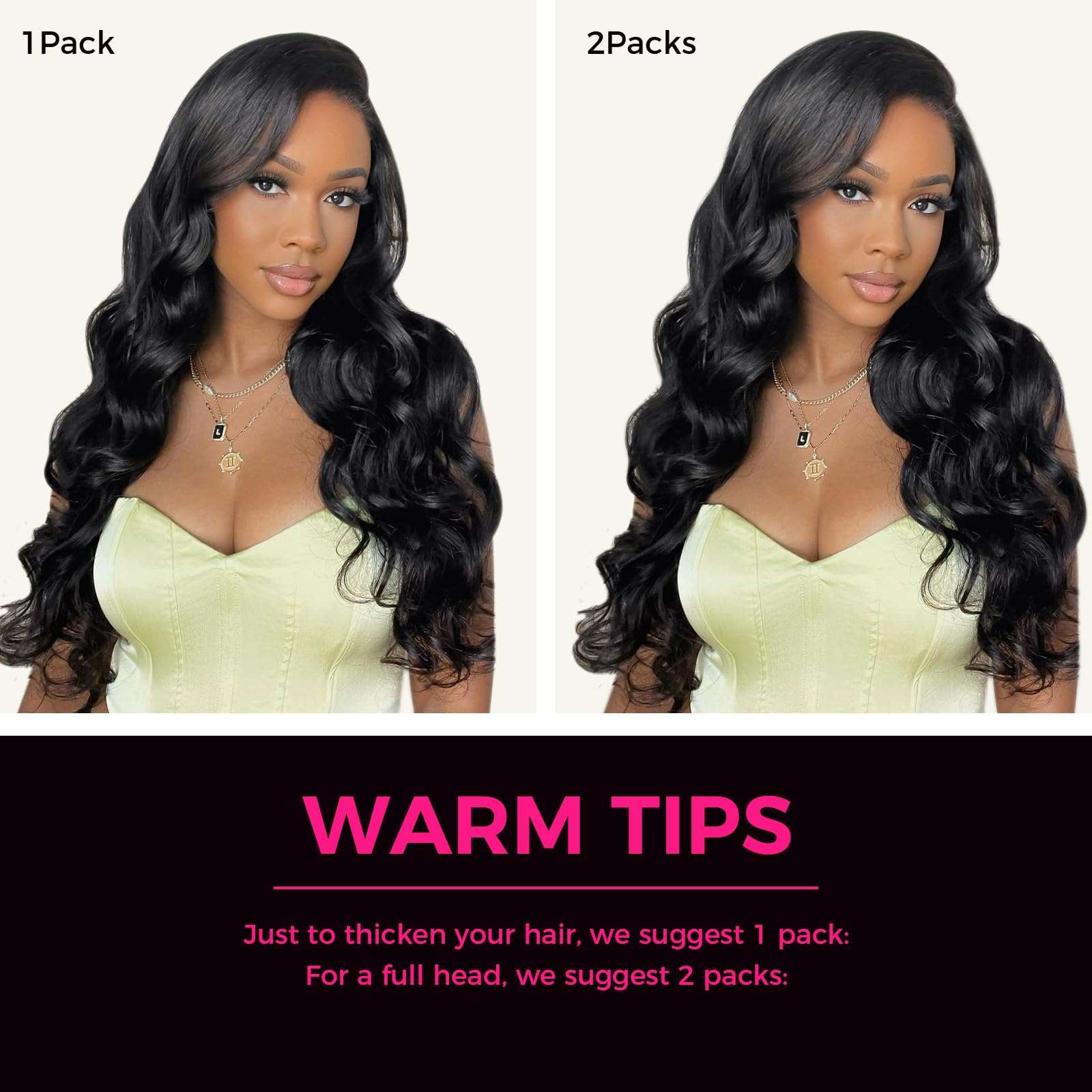 Clip in Human Hair  4PCS  Body Wave Brazilian Human Hair