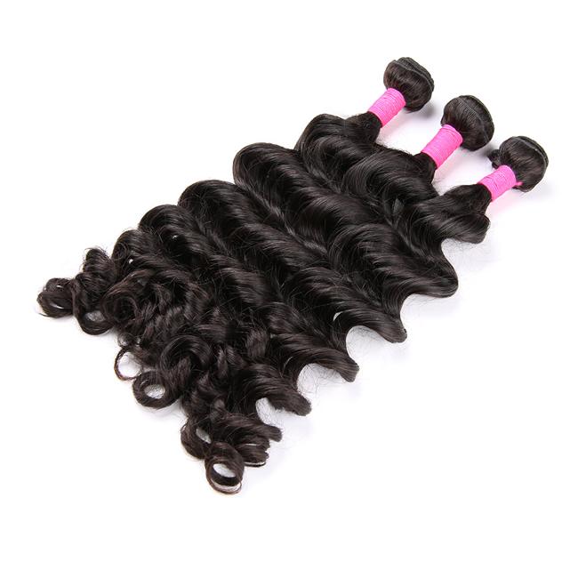 1Pc Deep Wave 100% Virgin Human Hair Bundle - LIBEAUTY HAIR