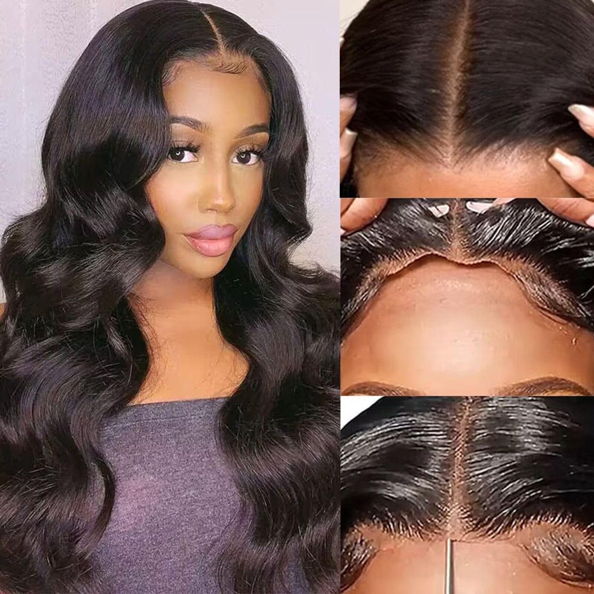 30 Inch Body Wave Lace Front Wigs Human Hair 180% Density Body Wave Frontal  Wigs Human Hair HD Lace 13x4 Lace Front Wigs for Black Women Human Hair