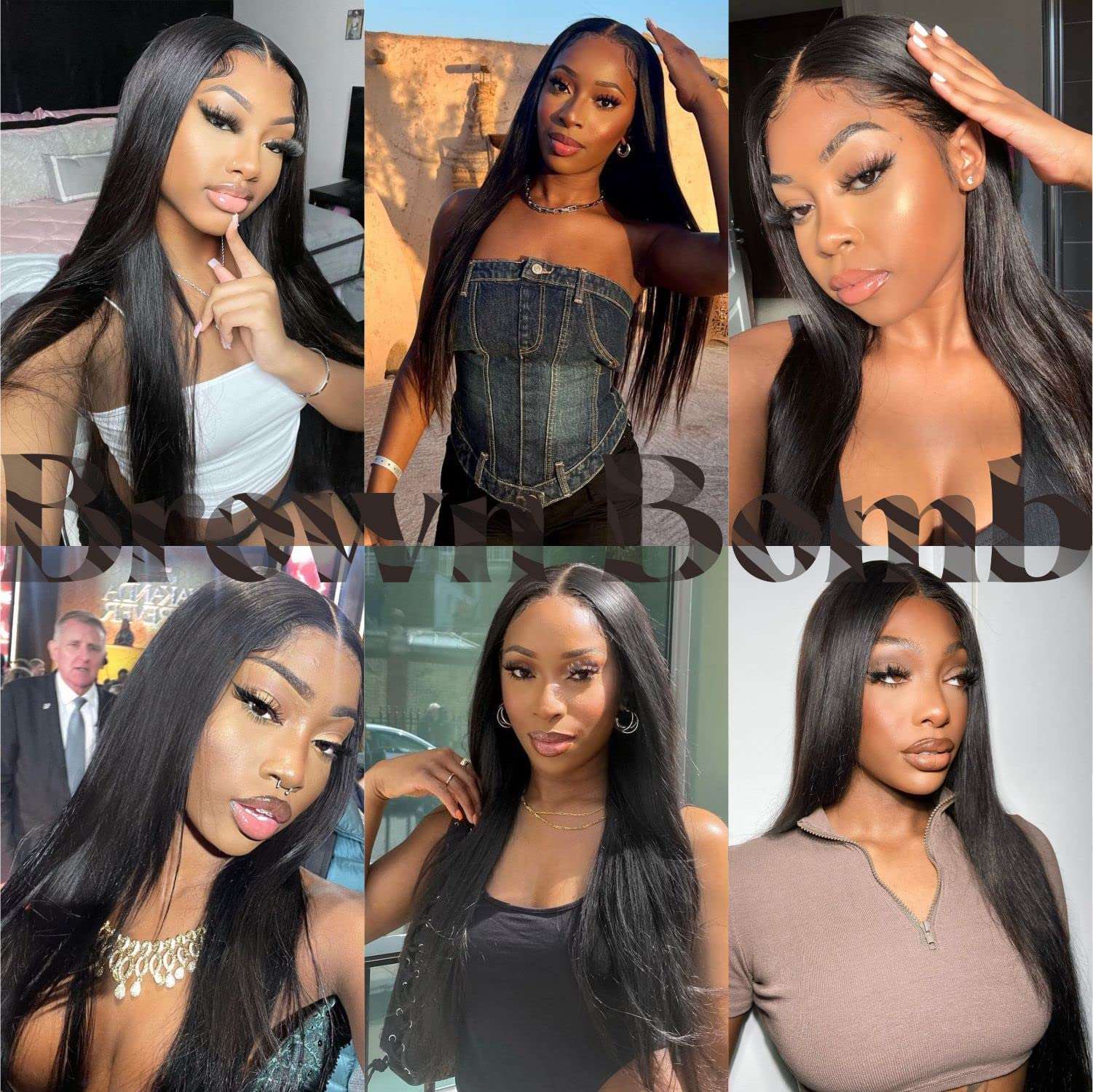 Flash Sale|100% Human Hair for Women 150 Density  Straight Lace Front Wigs Human Hair