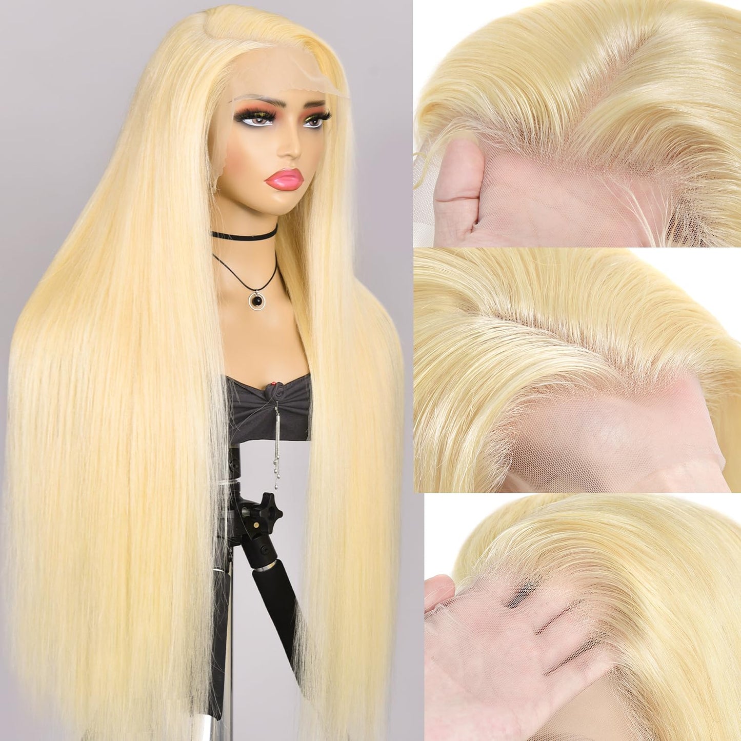 613 Lace Front Wig Human Hair 13x4 150% Density HD Transparent Lace