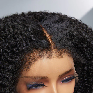 4C Edge! Kinky Curly HD Lace Frontal Wig