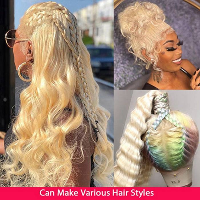 613 Glueless 360 Transparent Lace Human Hair Wigs