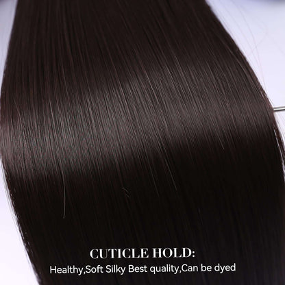 Clip in Human Hair  4PCS  Straight Brazilian Human Hair