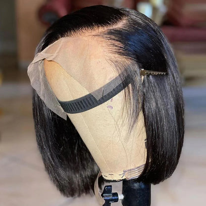 Wear and Go Glueless Bob Wigs Human Hair Pre Plucked Natural Hairline