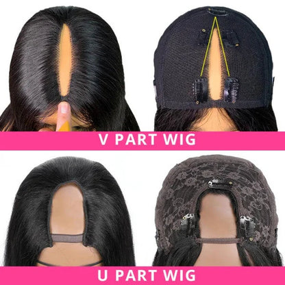 Bob Wig U Part Wig/ V Part Wig