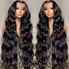 Body Wave Frontal Undetectable Long Wig 100% Human Hair 180% density