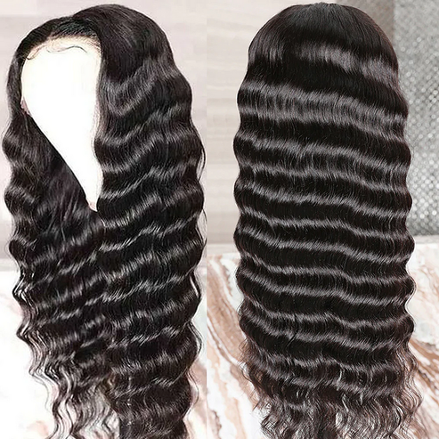 Loose Deep Wave Lace Front Glueless 13x4 Lace Frontal Loose Wave Wig 1 ...