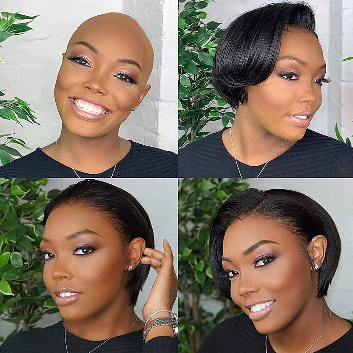 Pixie Cut Lace Front Wigs Human Hair 13x4 Lace Front Wigs Human Hair Short Bob Wigs Straight Lace Front Pixie Cut Wig