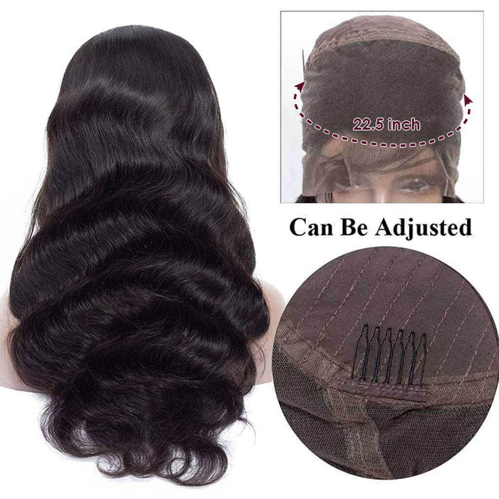 360 Transparent Lace Body Wave Lace Front Human Hair Wigs