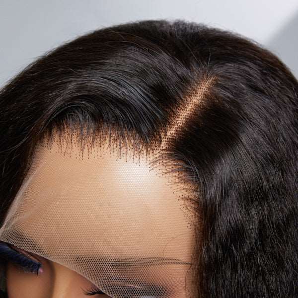 Body Wave 13x4 Frontal Lace Side Part Long Wig 100% Human Hair ...