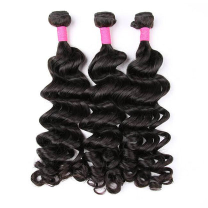 3Pcs Big Curl 100% Virgin Human Hair Bundles