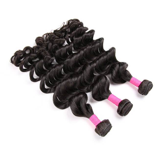 3Pcs Big Curl 100% Virgin Human Hair Bundles