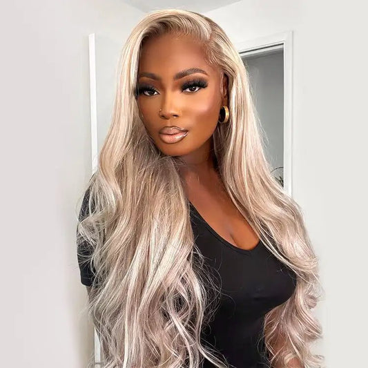 #P18/613 180% density 13x4 Front Body Wave Human Hair Wig - LIBEAUTY HAIR